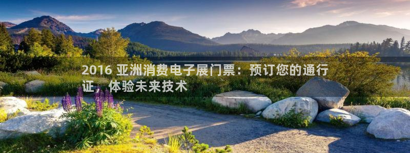 凯发k8是正规平台吗|2016 亚洲消费电子展门票:预订您的通行
证,体验未来技术